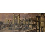 Mary Webb - Signed limited edition print - Templemeads Station, 14/18, signed and dated Spring