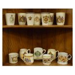 Royal Memorabilia - Assorted ceramics to include; Queen Victoria Golden Jubilee beaker, Edward