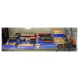 Model Railway - Hornby Dublo - A collection including locos, carriages, rolling stock and