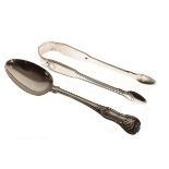 Paul Storr - A George III dessert spoon, King's shape and Hourglass pattern with shell, scroll and