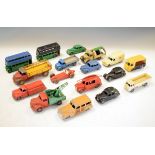 Assorted die-cast and other model vehicles to include; Dinky Observation Coach, Luxury Coach,