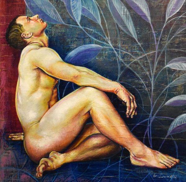 Gena Ivanov (Modern) - Oil on canvas - 'Tropical Dreams', signed and dated 2012 lower right, 80cm