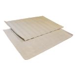 Two Ikea Havbro cream-ground rugs, 100% wool, 133cm x 200cm Condition: