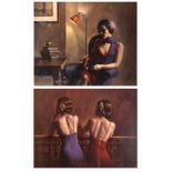 Hamish Blakely - Two signed limited edition prints - Angels, No.55/250 and The Last Post, No.13/