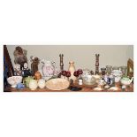 Large selection of assorted ceramics and glass to include; Findlater's First XV Blended Scotch