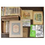 Quantity of various cigarette cards in albums, together with a collection of Fred Basset cartoon