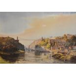 K.S. Todd - Signed print - Clifton Suspension Bridge, signed in pencil lower right, 43cm x 63cm,