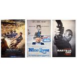 Film Memorabilia - Three vinyl film posters - Ben Hur (double sided), Bastille Day, and Nine