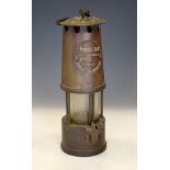 Vintage brass 'The Protector' miners lamp Condition: