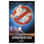 Film Memorabilia - Ghostbusters vinyl film poster, 250cm x 152cm Condition: