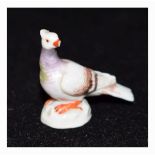 Miniature Meissen figure of a pheasant Condition: