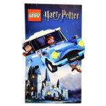 Advertising Interest - Printed card display board for Lego, 149.5cm high Condition:
