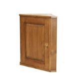 20th Century pine corner cupboard Condition: