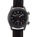 Bremont - Martin Baker MB111 stainless steel automatic chronometer wristwatch, the black dial with