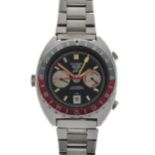 Heuer - Autavia GMT automatic stainless steel chronograph, ref: 11630, serial no: 310333, having a