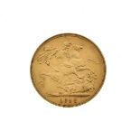 Gold Coins - Victorian sovereign, 1883 Condition: Superficial scratches and a few deeper marks as