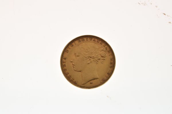 Gold Coins - Victorian sovereign, 1883 Condition: Superficial scratches and a few deeper marks as - Image 3 of 4