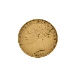 Gold Coins - Victorian sovereign, 1861 Condition: Superficial scratches and a few deeper marks as