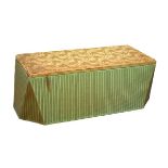 Lloyd Loom-style woven wicker Ottoman Condition: