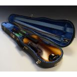 Czechoslovakian Violin - Tatra by Rosetti, Stradivarius Model, with bow, cased Condition: