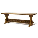 Somewhat similar rectangular topped bench/coffee table Condition: