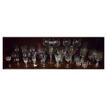 Collection of various 19th and 20th Century glasses Condition: