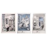 Peynet (French, 20th Century) - Three signed limited edition prints comprising: two with franked