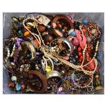 Large quantity of various costume jewellery Condition: