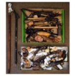 Large collection of mainly early 20th Century German and other pipes, various materials Condition: