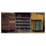 Books - Works of Shakespeare (42 volumes), together with a leather-bound dictionary etc Condition: