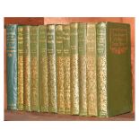 Books - Twelve volumes by Maurice Maeterlinck, each in gilt-stamped green cloth (12) Condition: