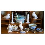 Quantity of various decorative ceramics and metalware Condition: