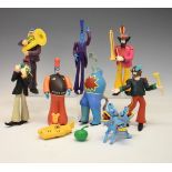 The Beatles Interest - Set of eight Yellow Submarine figures by McFarlane for Subafilms, together