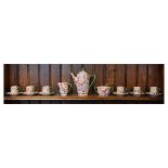 Solian Ware six person coffee service decorated with the Sunningdale pattern Condition: