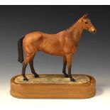 Doris Lindner for Royal Worcester - Limited edition equestrian figure - Arkle, No.74/500, with