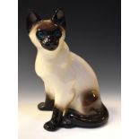 Winstanley figure of a Siamese cat, 35cm high Condition: