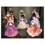 Eight various Royal Doulton figures comprising: Happy Birthday 2006, Christmas Day 2009, Denise,