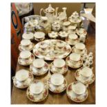 Large collection of Royal Albert Old Country Roses tableware and other items