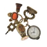 Wealemefna, Morris Patent, map distance measure; four seals; and a watch key Condition: Phone