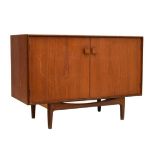 Modern Design - IB Kofod Larsen - G Plan - a large 1960s teak side cabinet having a pair of