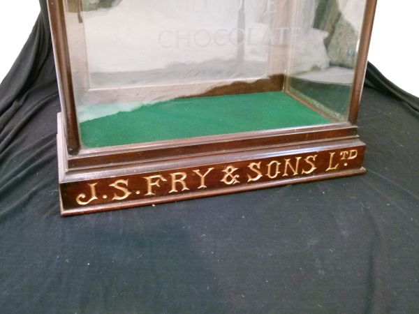 WITHDRAWN - Advertising Interest - Early 20th Century shop display cabinet advertising Fry's Choice - Bild 8 aus 13