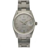 Rolex, - Gentleman's stainless steel Oysterdate Precision manual wristwatch ref.6694/0, signed