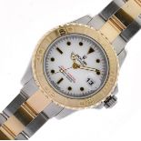 Rolex, - Lady's gold and stainless steel cased Yachtmaster Superlative Chronometer automatic