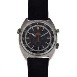 Omega, - Rare Seamaster 'Jumbo' Chronostop Diver's watch, Ref.145.088, the stainless steel case with