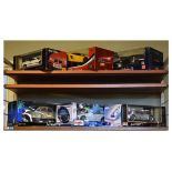 Die-cast - Five 1:18 scale cars including Maisto, together with a Lamborghini radio controlled