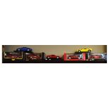 Die-cast - Seven 1:18 scale cars by Burago, Maisto etc, some boxed