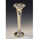 Large George VI silver vase, Sheffield 1946, 32cm high (loaded)