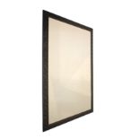 Reproduction rectangular bevelled glass mirror having ornate acanthus decorated frame, overall 103cm