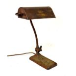 Vintage industrial-style adjustable desk lamp