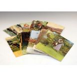 Group of approximately 75 x Bamforth & Co World War I postcards, approximately 22 sets comprising of